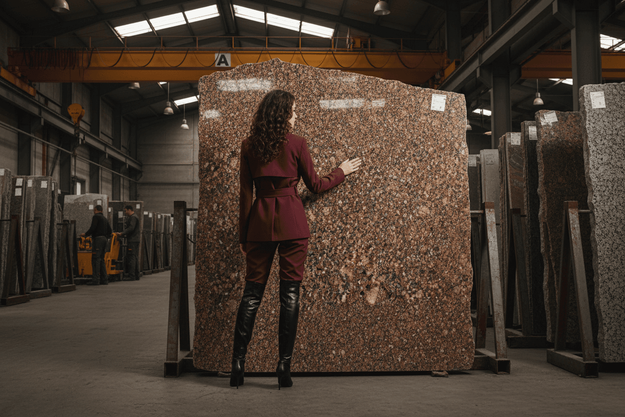 Tokowski (Carpazi) - wizualizacja w magazynie kamienia